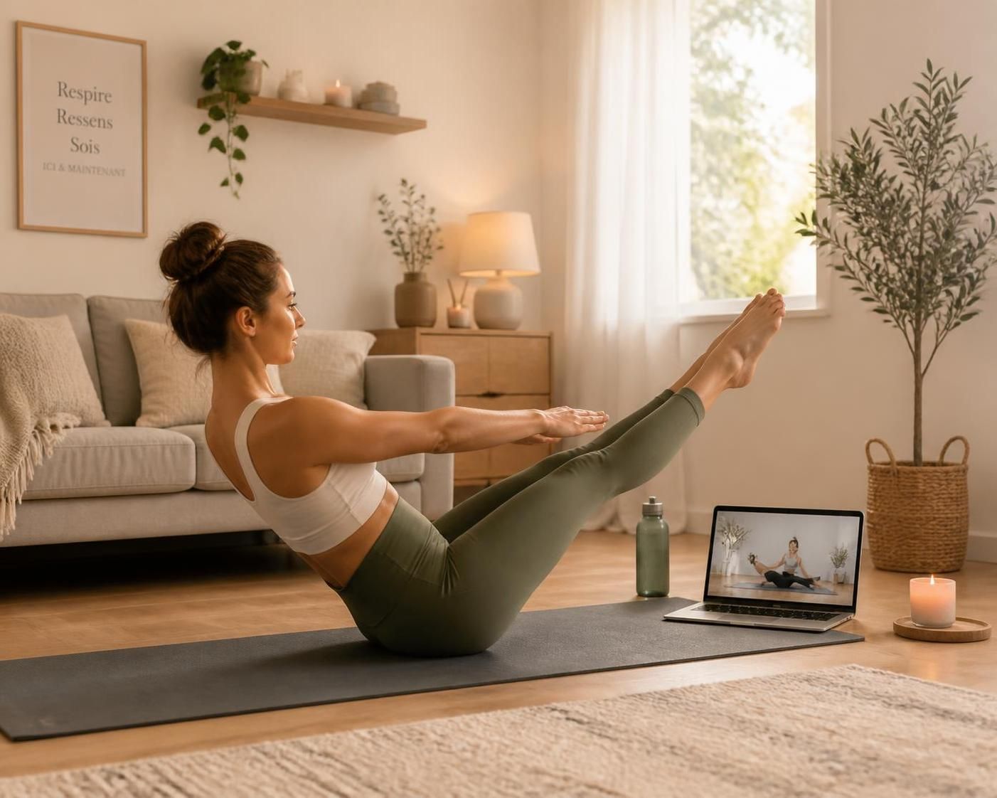 découvrez nos conseils pour suivre un cours de pilates en ligne efficacement, améliorer votre posture et votre bien-être depuis chez vous.