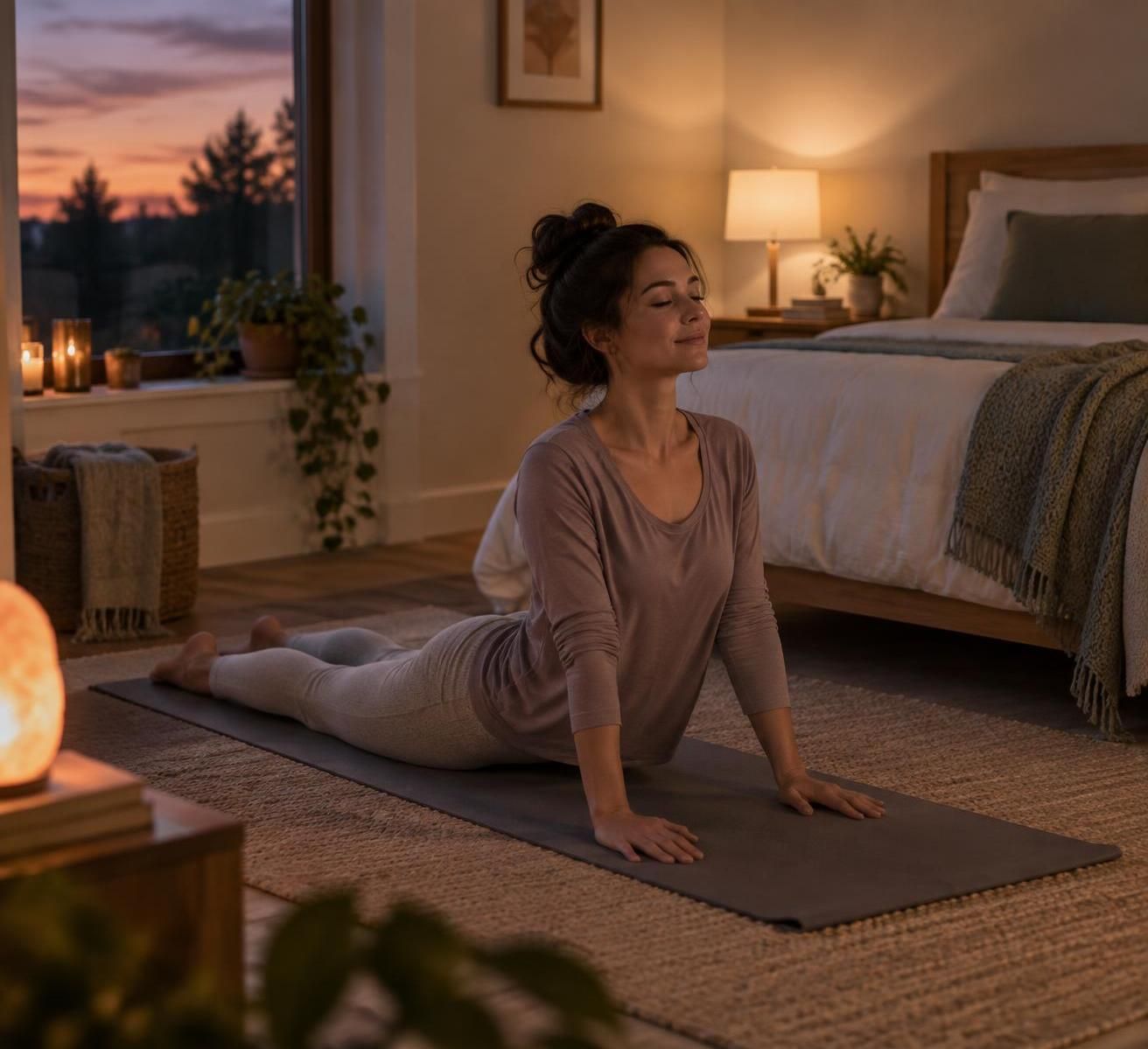 découvrez comment le yoga aide à apaiser le corps et l’esprit, à réduire le stress et à retrouver un sommeil profond et réparateur.