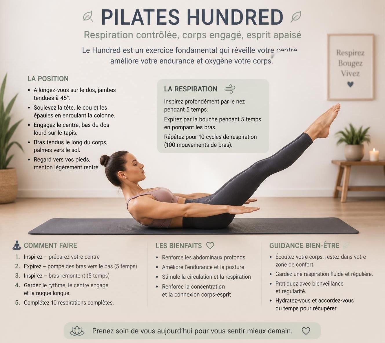 découvrez notre programme pilates débutant, parfait pour apprendre les bases et bien démarrer votre pratique en douceur et en confiance.