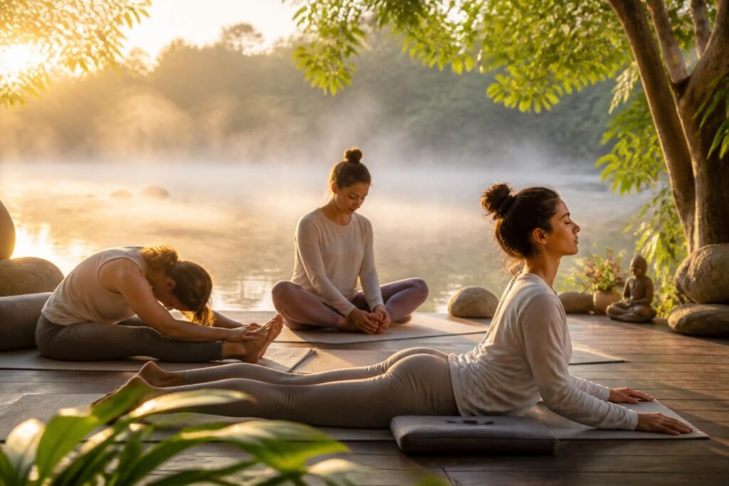 découvrez les postures de yin yoga essentielles pour améliorer votre bien-être, favoriser la relaxation et équilibrer votre corps et esprit au quotidien.