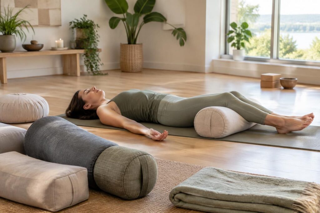 découvrez comment choisir et utiliser un bolster de yoga pour soutenir vos postures, améliorer votre confort et approfondir votre pratique.