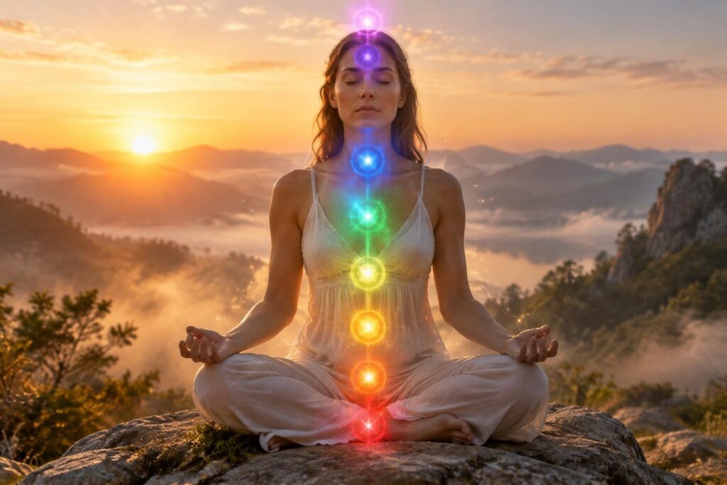 découvrez les sept chakras, leur rôle dans la circulation de l’énergie et leur influence sur l’équilibre du corps et de l’esprit.
