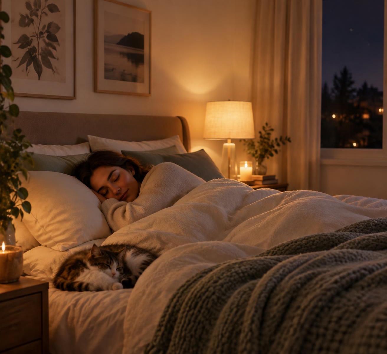 découvrez une méditation du soir simple et apaisante pour calmer l’esprit, relâcher les tensions et vous endormir plus rapidement.