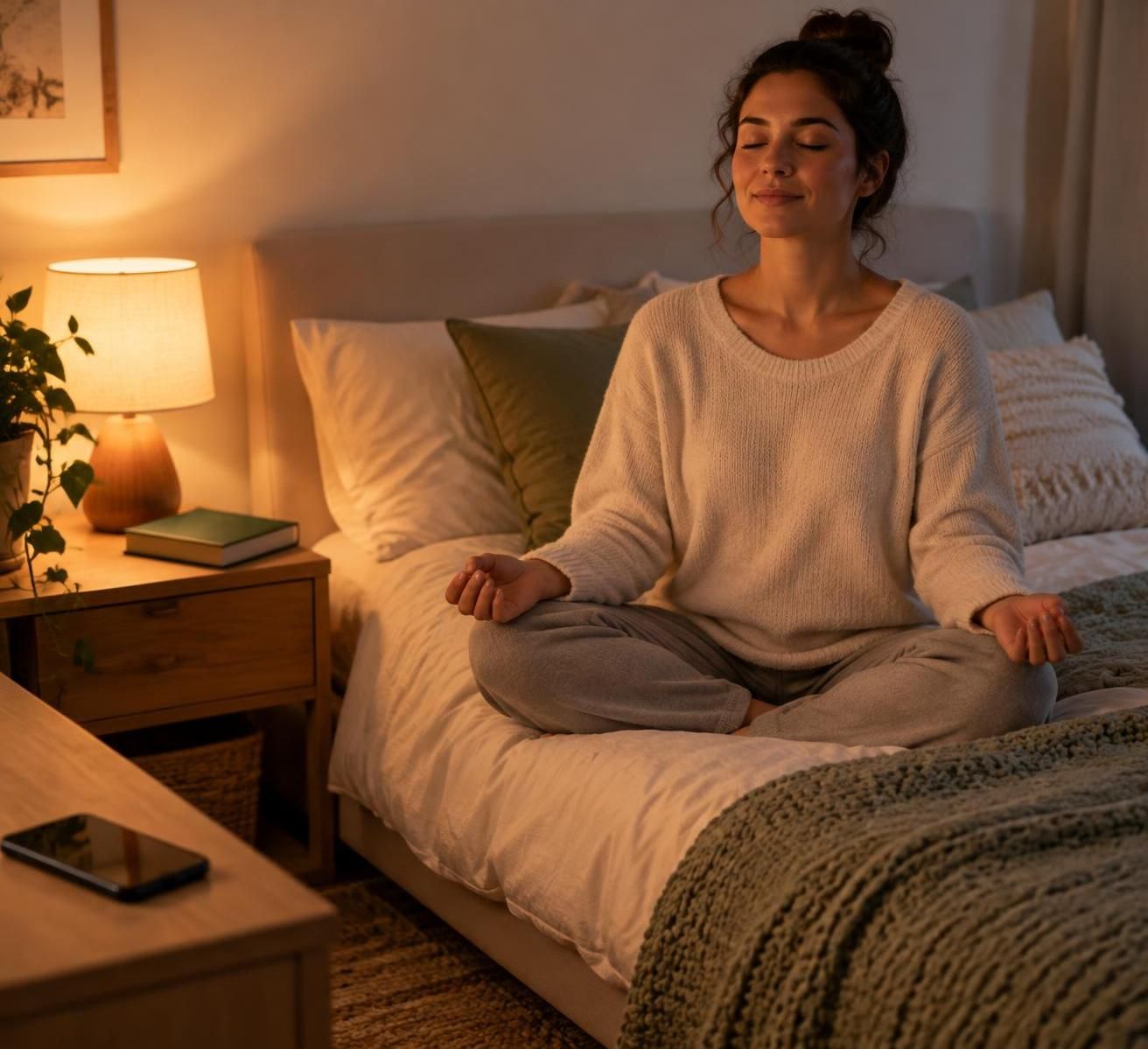 découvrez des techniques de méditation apaisantes pour calmer votre esprit, relâcher les tensions et vous endormir plus facilement.
