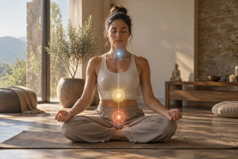 découvrez les bandhas en yoga, ces verrous énergétiques qui favorisent la concentration, la stabilité et la circulation de l’énergie.